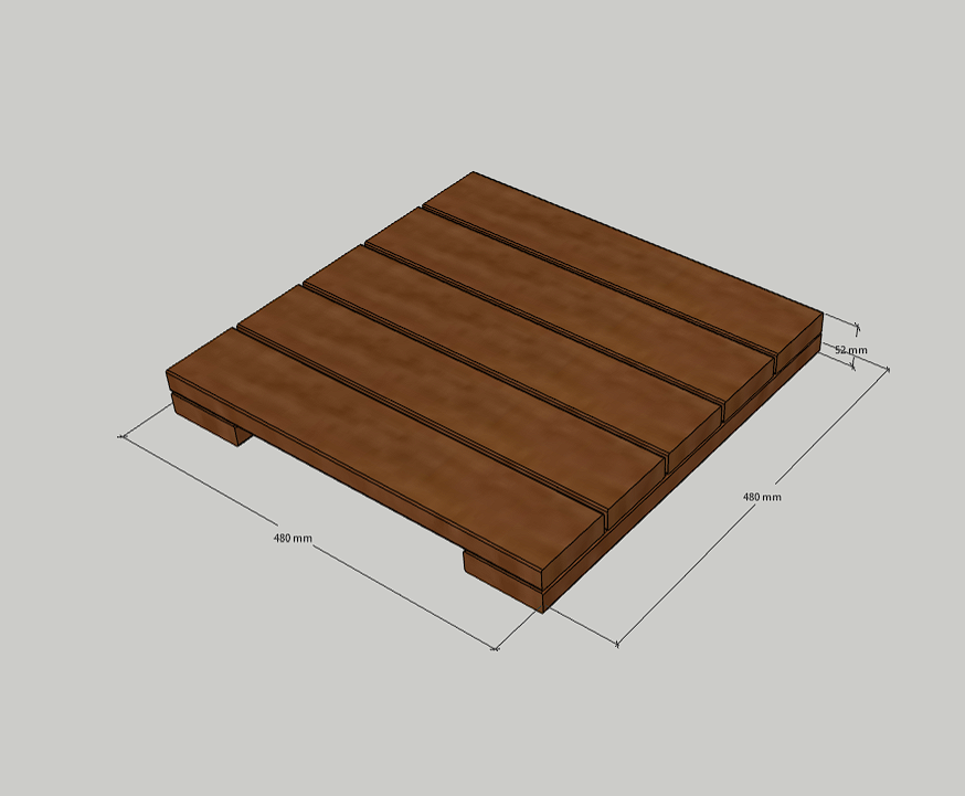 Timberry ThermoPine Balcony Panel